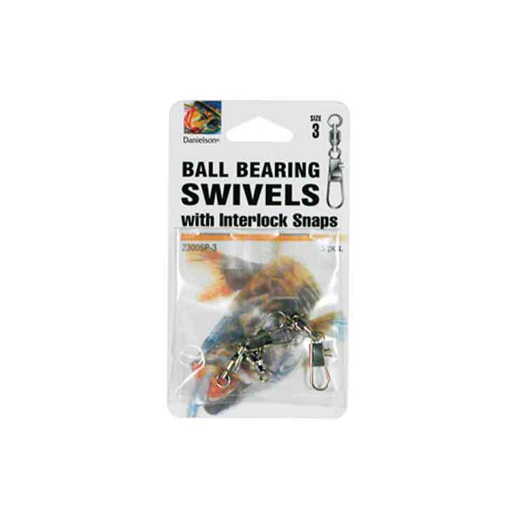 Danielson Ball Bearing Swivel with Interlock Snap Danielson Ball Bearing Swivel with Interlock Snap