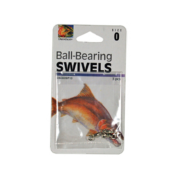 Danielson Ball Bearing Swivel W/Welded Rings - Nickel 0 Danielson Ball Bearing Swivel W/Welded Rings - Nickel 0