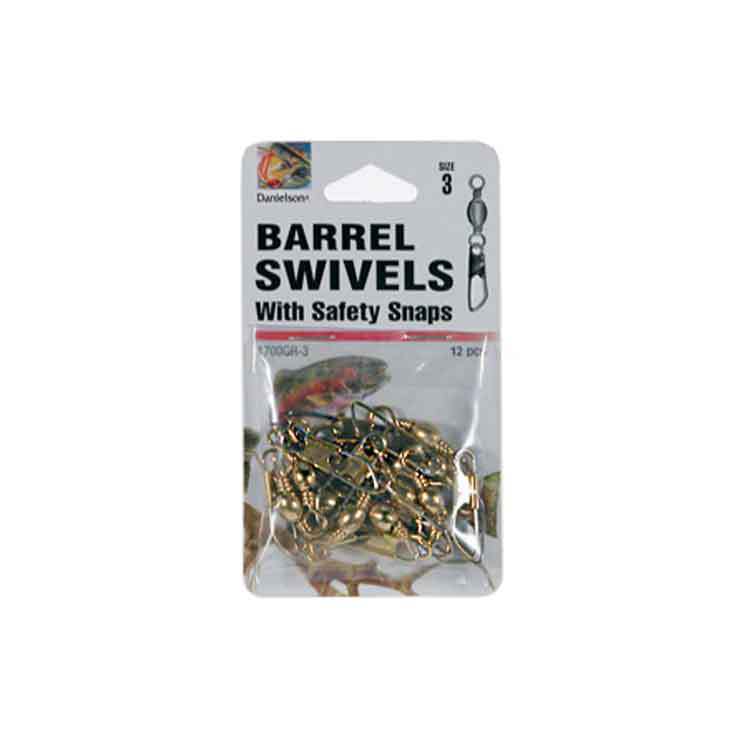 Danielson Barrel Swivels with Snap Danielson Barrel Swivels with Snap