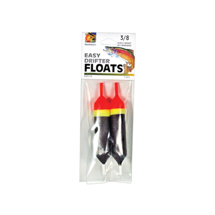 Danielson Easy Driftr Floats - Black, Yellow, Orange, 3/4in dia., 3/8oz ...