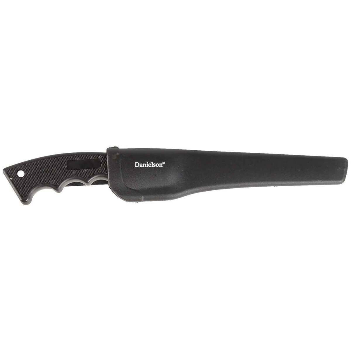 Danielson Premium Fillet Knife with Sheath - Black, 6in - Black Danielson Premium Fillet Knife with Sheath - Black, 6in - Black