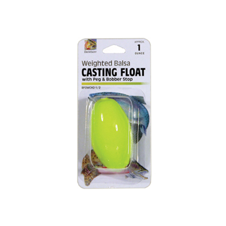 Danielson Weighted Balsa Casting Floats Danielson Weighted Balsa Casting Floats