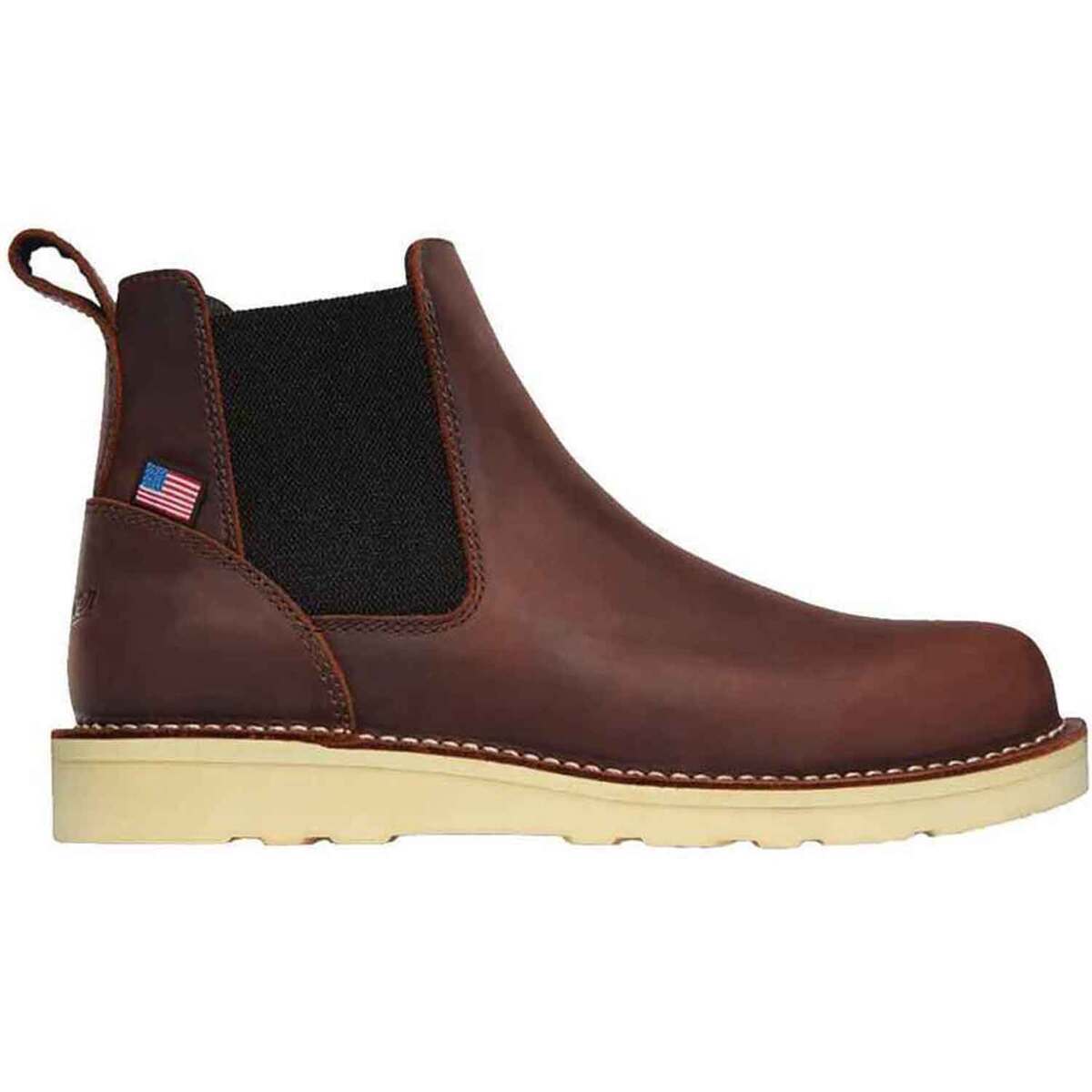 Danner Men's Bull Run Chelsea Soft Toe 6in Work Boots Danner Men's Bull Run Chelsea Soft Toe 6in Work Boots