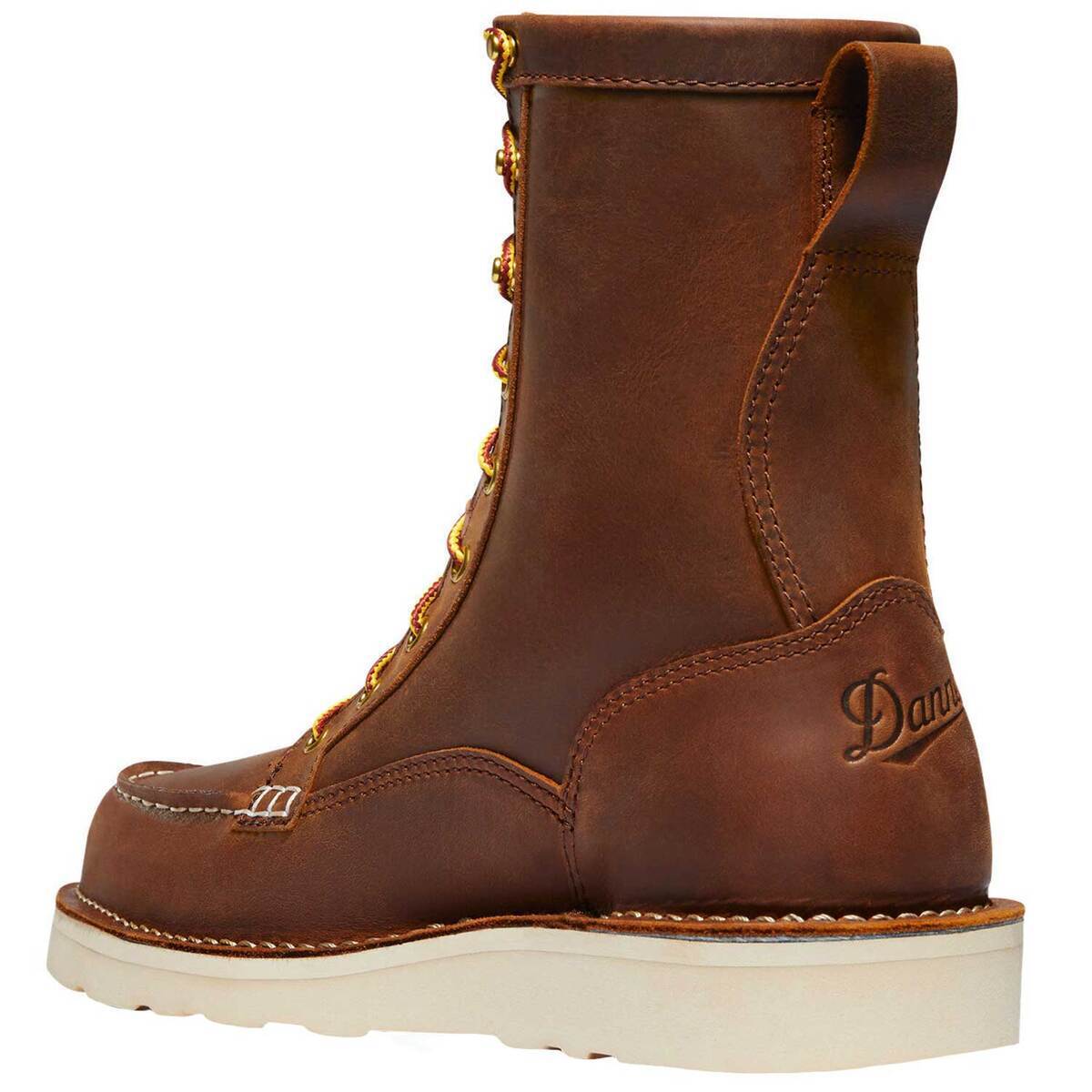 Danner Men's Bull Run Moc Soft Toe 8in Work Boots - Tobacco - Size 10 D - Tobacco 10 Danner Men's Bull Run Moc Soft Toe 8in Work Boots - Tobacco - Size 10 D - Tobacco 10