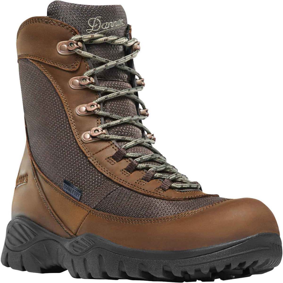Danner Men's Element 8in Waterproof Hunting Boots - Brown - Size 7.5 ...