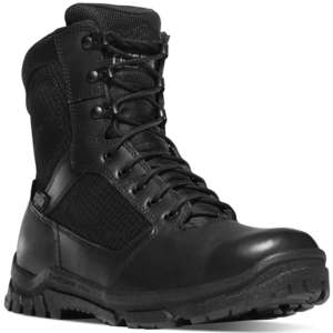 Danner Men's Lookout Side-Zip Soft Toe Work Boots - Black - Size 12 D