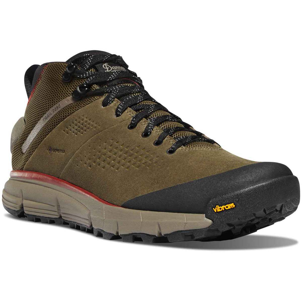 Danner Men's Trail 2650 GORE-TEX Low Top Hiking Boot - Brown/Red - Size 13 - Brown/Red 13