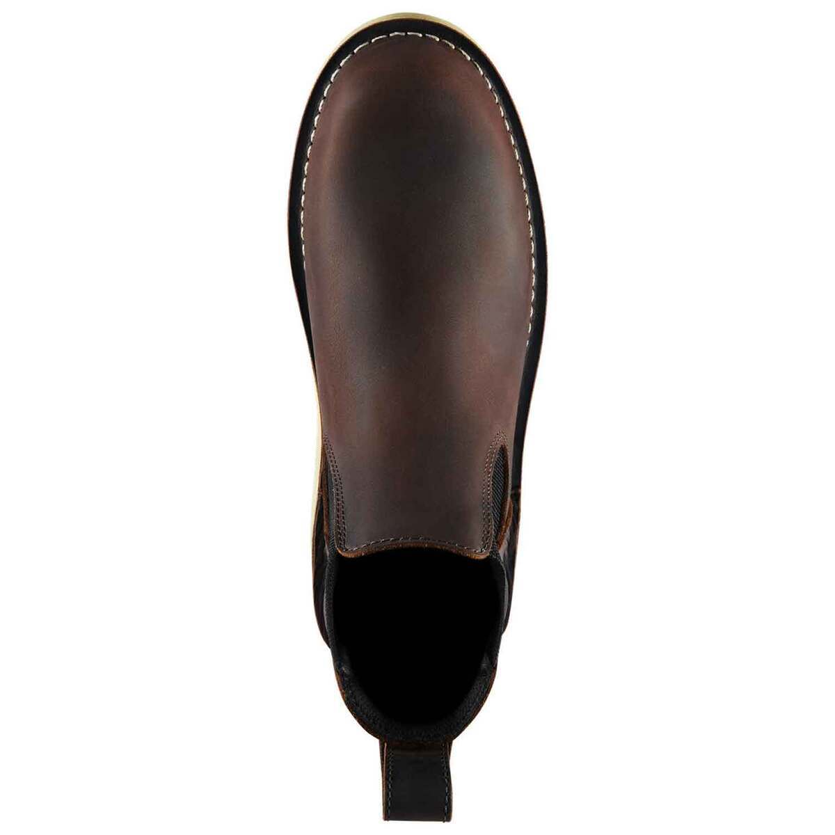 Danner Women's Bull Run Chelsea Soft Toe 5in Work Boots - Brown - Size 7 - Brown 7 Danner Women's Bull Run Chelsea Soft Toe 5in Work Boots - Brown - Size 7 - Brown 7