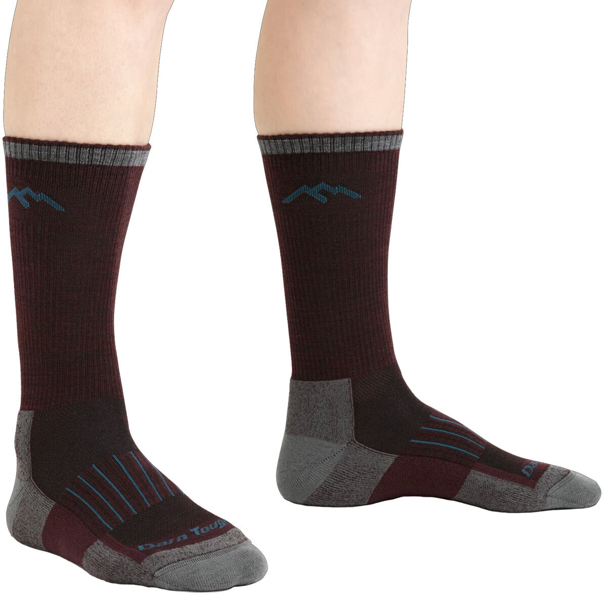Darn Tough Women's Hunter Boot Lightweight Hunting Socks - Burgundy - M - Burgundy M Darn Tough Women's Hunter Boot Lightweight Hunting Socks - Burgundy - M - Burgundy M