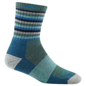 Darn Tough Women's Stripes Hiking Socks - Aqua Stripe - M