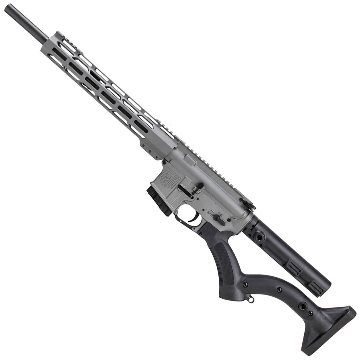 Diamondback DB15 Black Nitride Bolt Action Rifle - 300 AAC Blackout - 16in - Black / Silver Diamondback DB15 Black Nitride Bolt Action Rifle - 300 AAC Blackout - 16in - Black / Silver