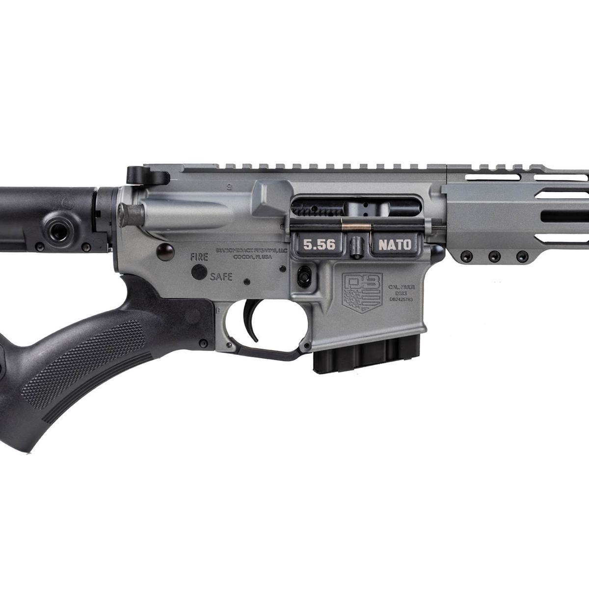 Diamondback DB15 Black Nitride Bolt Action Rifle - 300 AAC Blackout - 16in - Black / Silver Diamondback DB15 Black Nitride Bolt Action Rifle - 300 AAC Blackout - 16in - Black / Silver