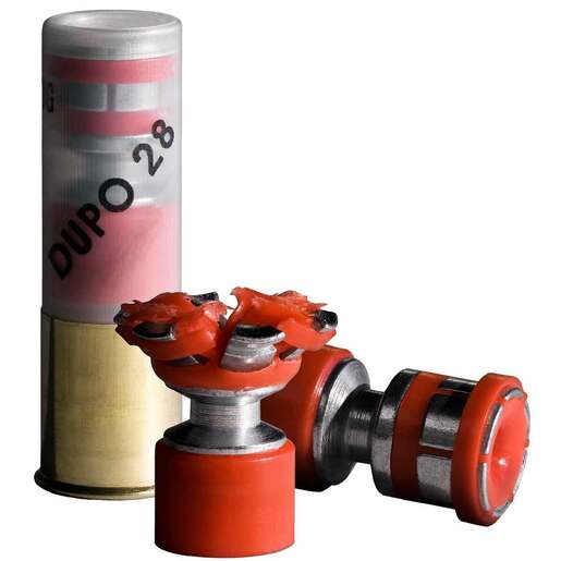 DDupleks USA Broadhead Dupo 28 12 Gauge 2-3/4in 1oz 430Gr Slug Shotshells – 5 Rounds – Slug