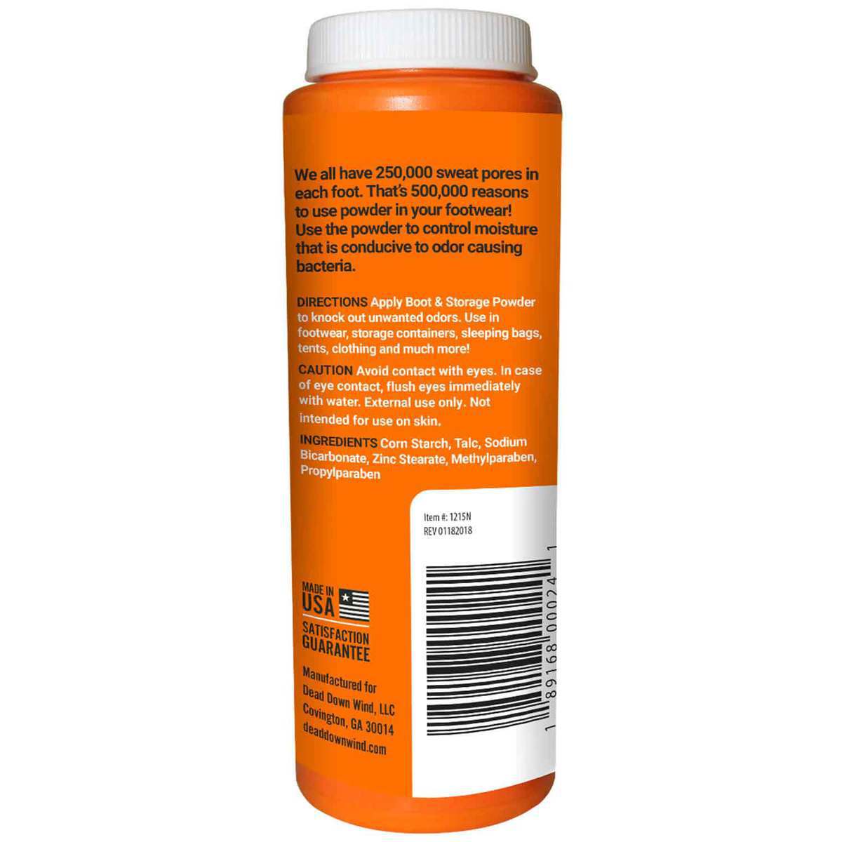 Dead Down Wind Boot & Storage Powder - Orange/Black/Yellow/White Dead Down Wind Boot & Storage Powder - Orange/Black/Yellow/White