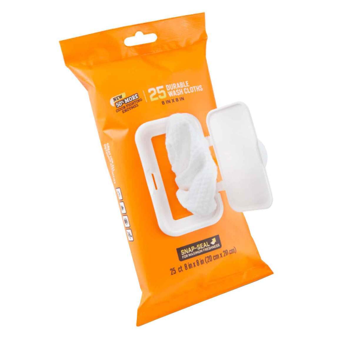 Dead Down Wind Field Wash Cloths - 25 Count - Orange 8in x 8in Dead Down Wind Field Wash Cloths - 25 Count - Orange 8in x 8in