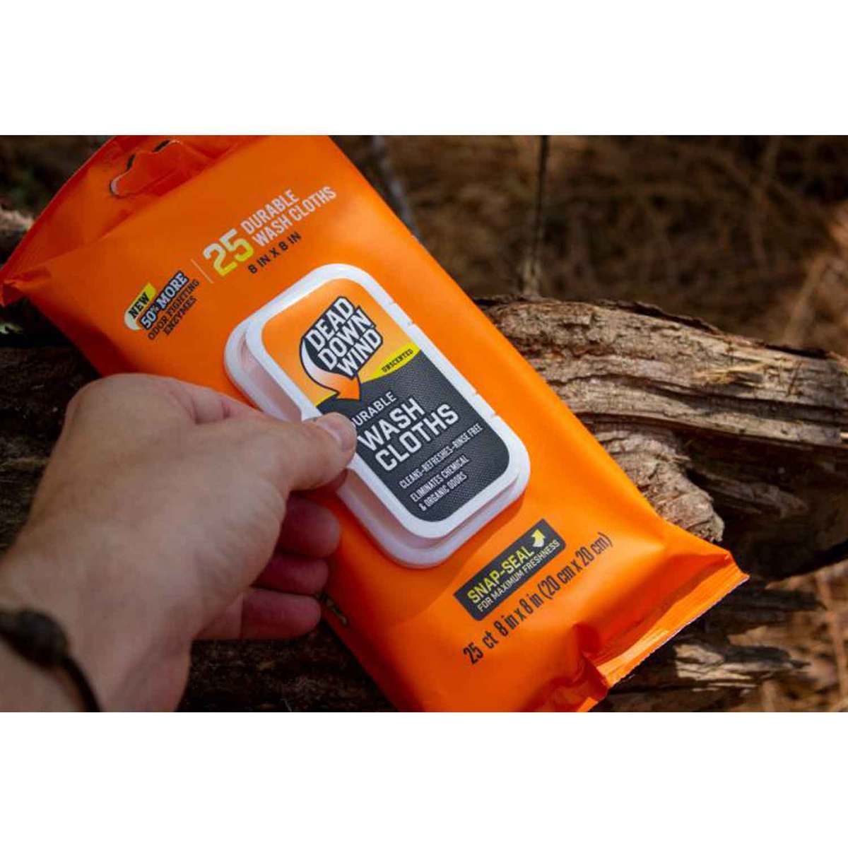 Dead Down Wind Field Wash Cloths - 25 Count - Orange 8in x 8in Dead Down Wind Field Wash Cloths - 25 Count - Orange 8in x 8in