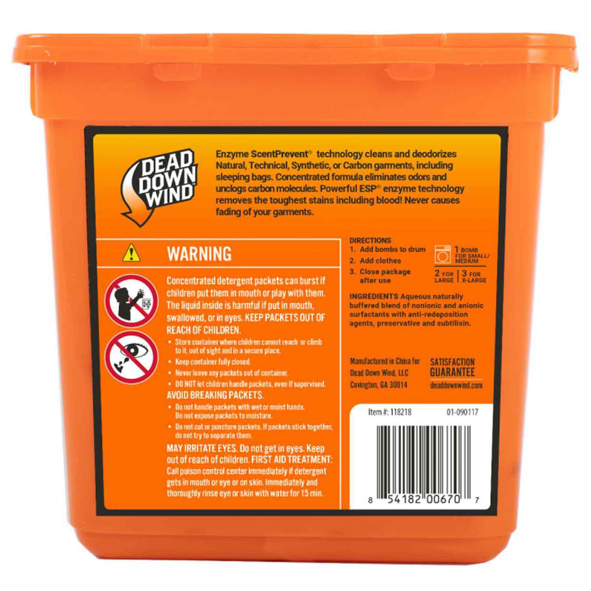 Dead Down Wind Laundry Bombs - 28 Count - Orange Dead Down Wind Laundry Bombs - 28 Count - Orange