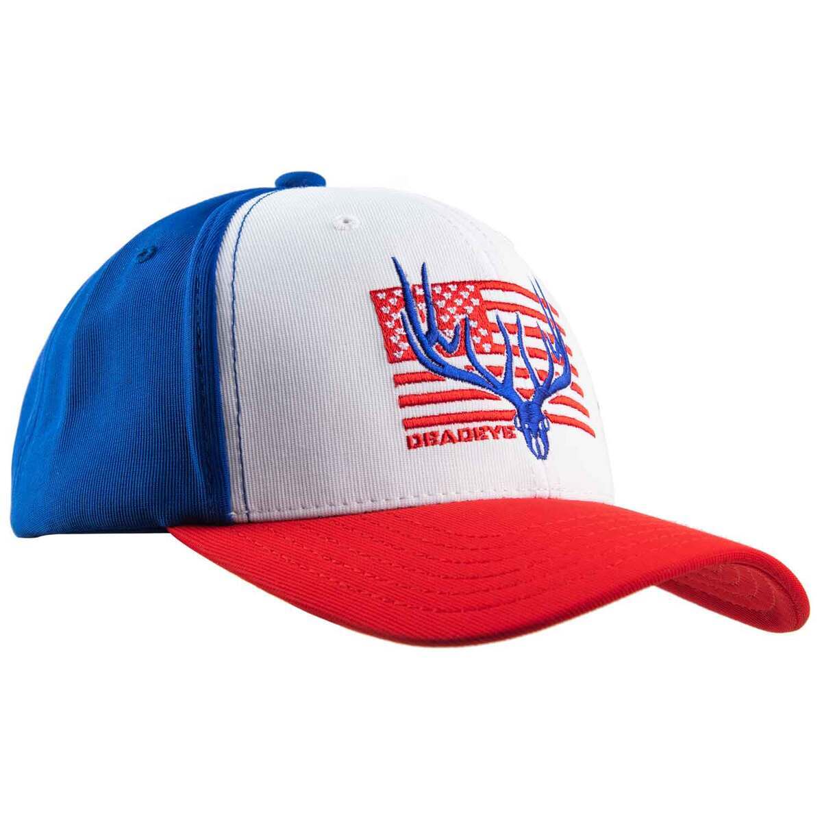 Deadeye Men's Battle Born Bull Hat - Red/White/Blue - Red/White/Blue One Size Fits Most Deadeye Men's Battle Born Bull Hat - Red/White/Blue - Red/White/Blue One Size Fits Most