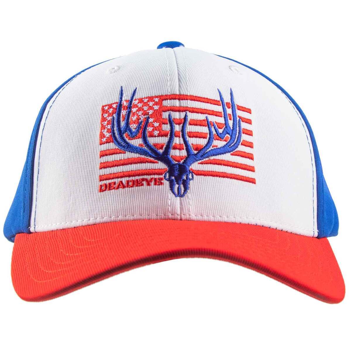 Deadeye Men's Battle Born Bull Hat - Red/White/Blue - Red/White/Blue One Size Fits Most Deadeye Men's Battle Born Bull Hat - Red/White/Blue - Red/White/Blue One Size Fits Most