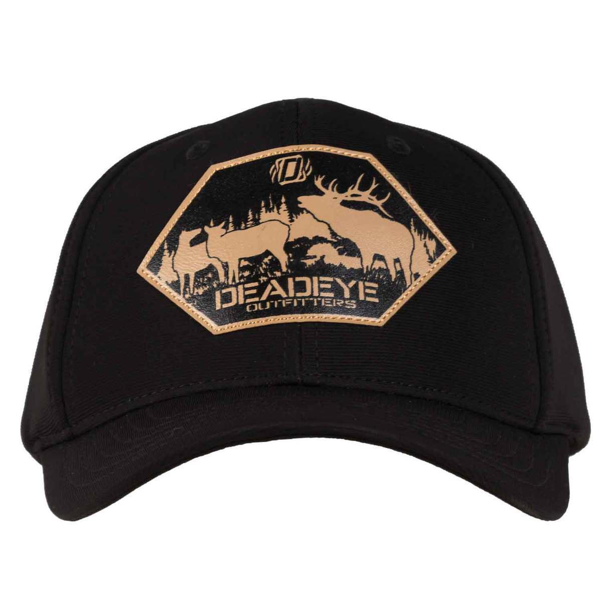 Deadeye Men's Full Rut Fitted Hat - Black - S/M - Black S/M Deadeye Men's Full Rut Fitted Hat - Black - S/M - Black S/M