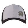 Deadeye Men's Metal Logo Fitted Hat - Black/Charcoal - S/M - Black/Charcoal S/M