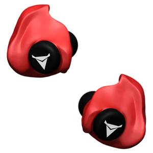 Decibullz Custom Molded Passive Earplugs - Red