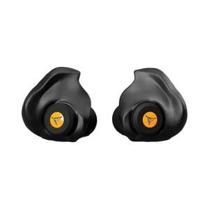Decibullz Custom Molded Percussive Shooting Filters Passive Earplugs - Black