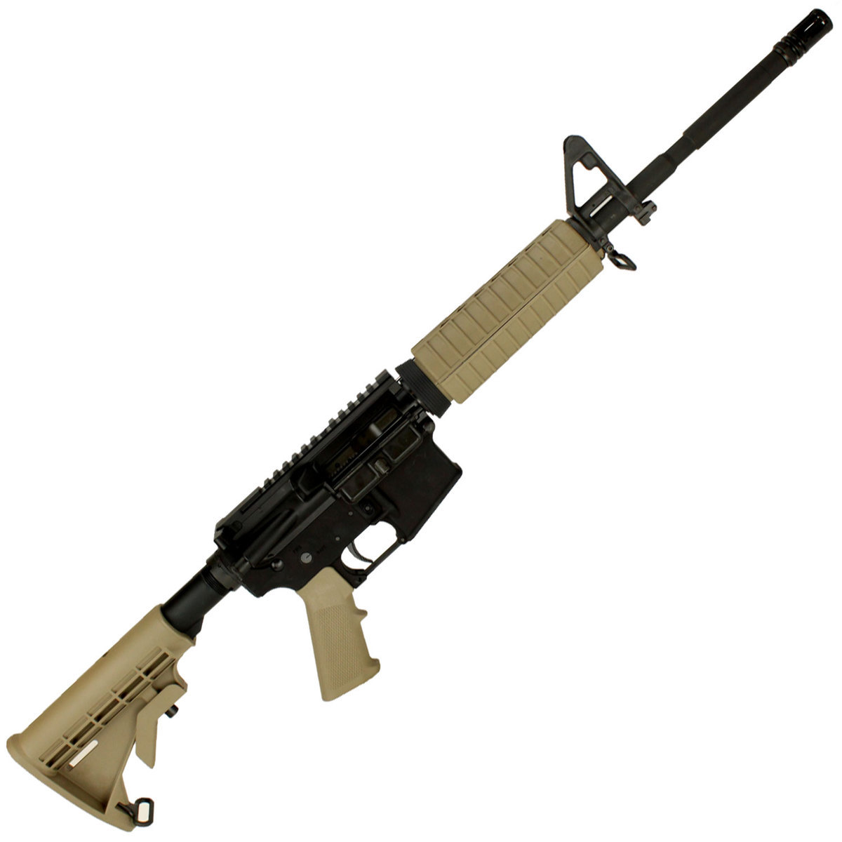 Del-Ton Echo 316 M4 5.56mm NATO 16in FDE Semi Automatic Modern Sporting Rifle - 30+1 Rounds - Black/Flat Dark Earth Del-Ton Echo 316 M4 5.56mm NATO 16in FDE Semi Automatic Modern Sporting Rifle - 30+1 Rounds - Black/Flat Dark Earth