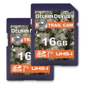 Delkin Devices 16GB Trail Cam SDHC Memory Card (Class 10) - 2pk
