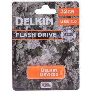 Delkin Devices 32GB 3.0 USB Flash Drive - Orange