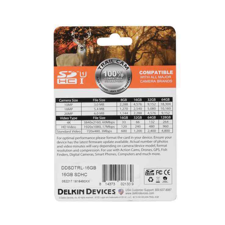 Delkin Devices Trail Cam Memory Card Delkin Devices Trail Cam Memory Card
