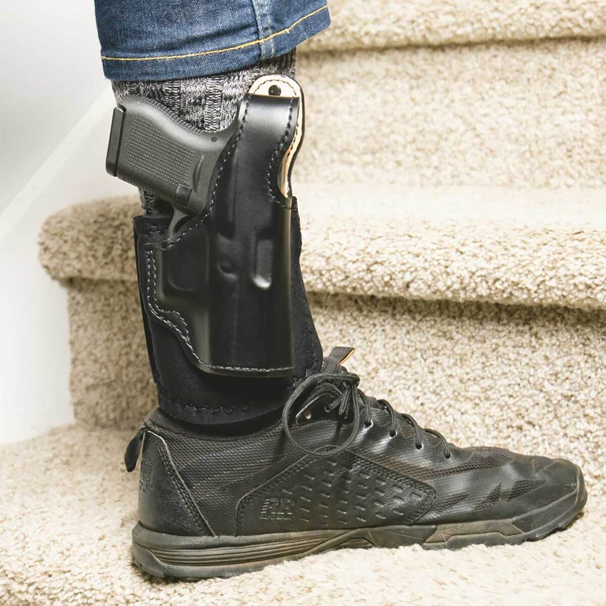 DeSantis Die Hard Ankle Rig Sig Sauer P365 Ankle Right Hand Holster - Black DeSantis Die Hard Ankle Rig Sig Sauer P365 Ankle Right Hand Holster - Black