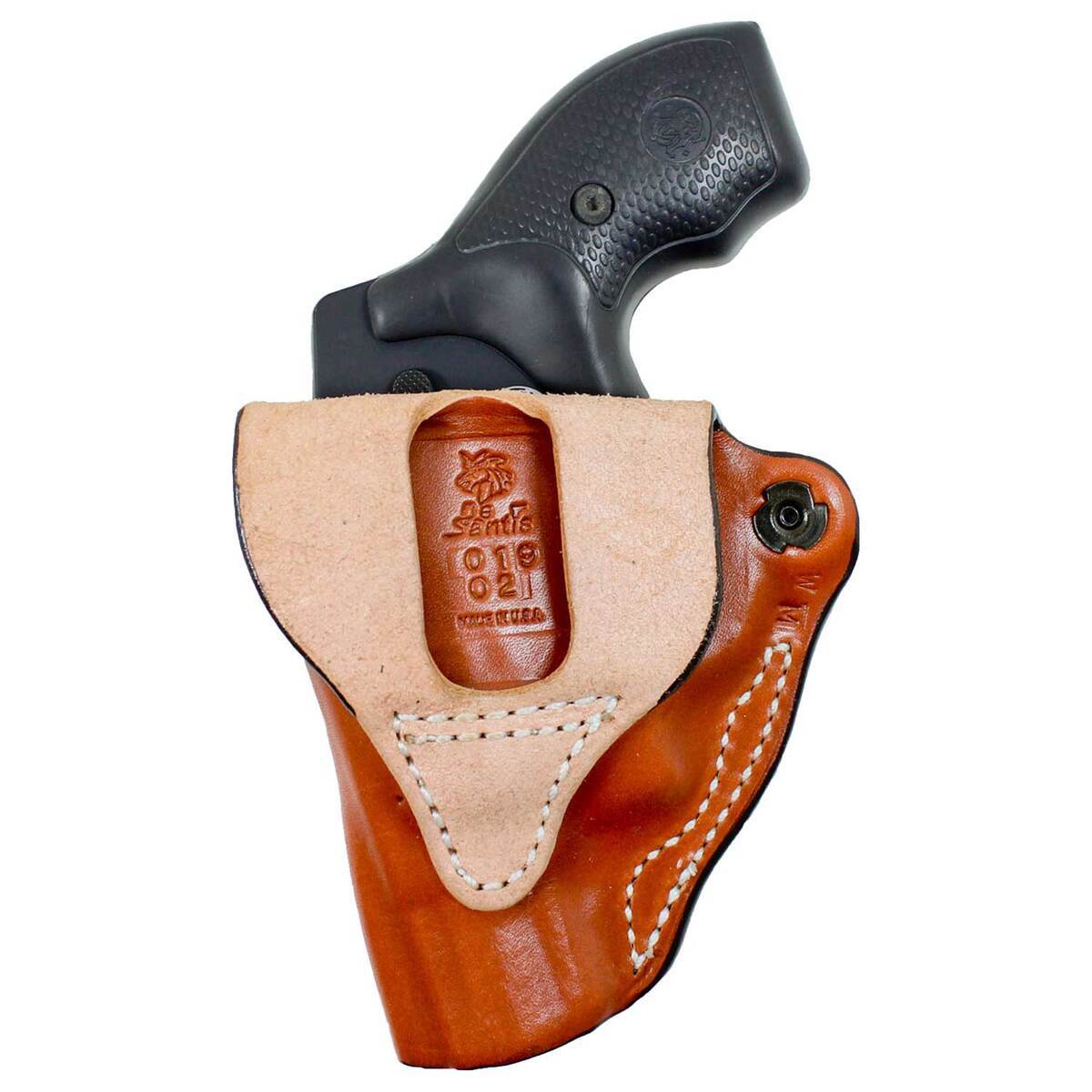 DeSantis Mini Scabbard Smith & Wesson M&P Shield 9/40 Over the Waistband Right Hand Holster - Tan - Tan DeSantis Mini Scabbard Smith & Wesson M&P Shield 9/40 Over the Waistband Right Hand Holster - Tan - Tan