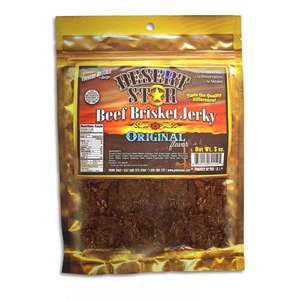 Desert Star Beef Brisket Original Jerky - 3oz