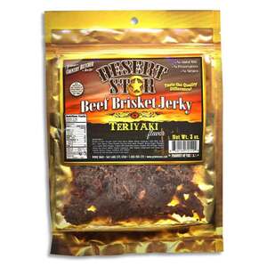 Desert Star Beef Brisket Teriyaki Jerky - 3oz