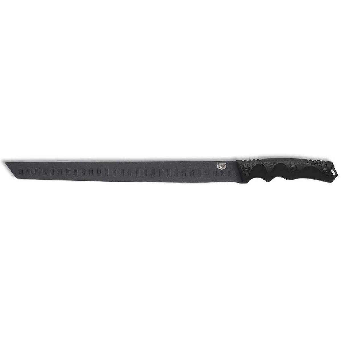 DFACKTO Interceptor 12 inch Fixed Blade - Black - Black DFACKTO Interceptor 12 inch Fixed Blade - Black - Black