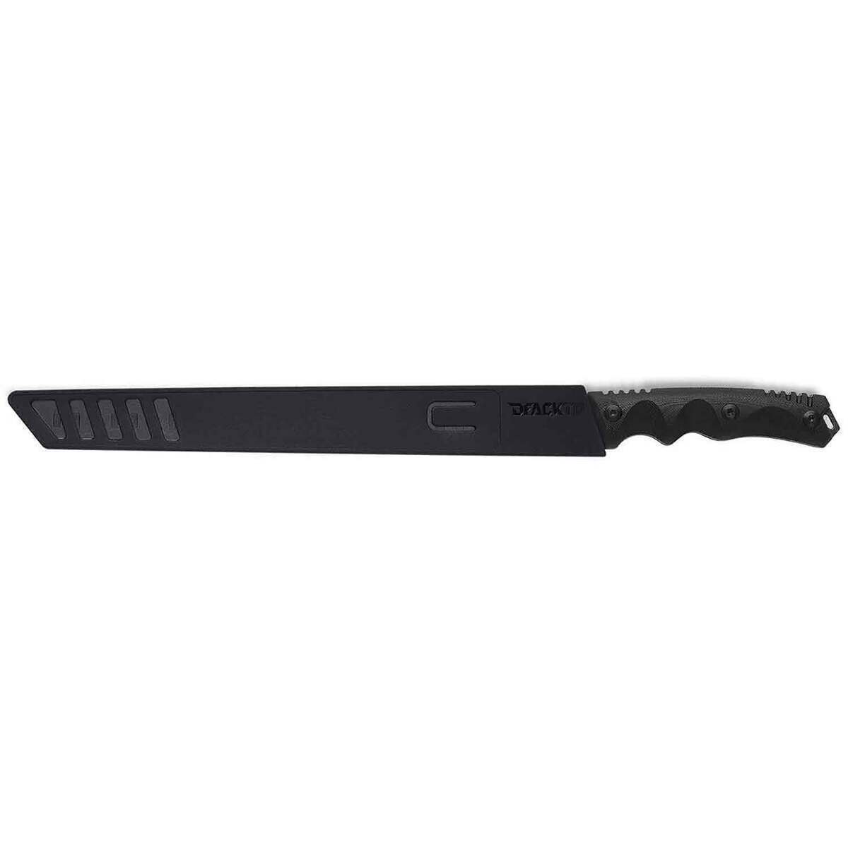 DFACKTO Interceptor 12 inch Fixed Blade - Black - Black DFACKTO Interceptor 12 inch Fixed Blade - Black - Black