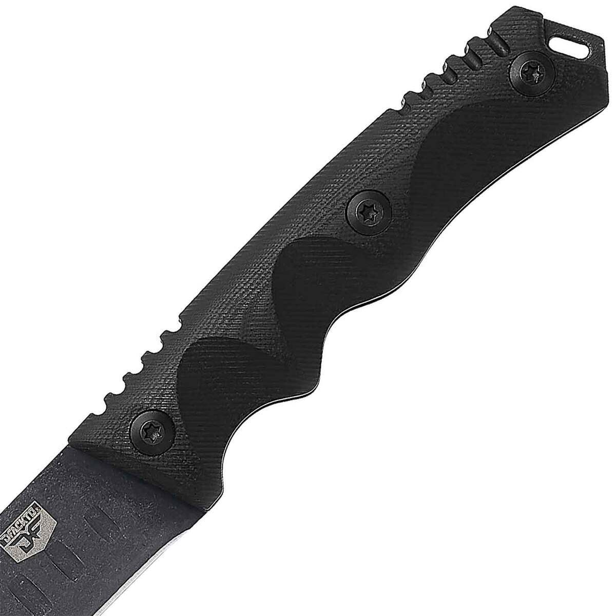 DFACKTO Interceptor 12 inch Fixed Blade - Black - Black DFACKTO Interceptor 12 inch Fixed Blade - Black - Black