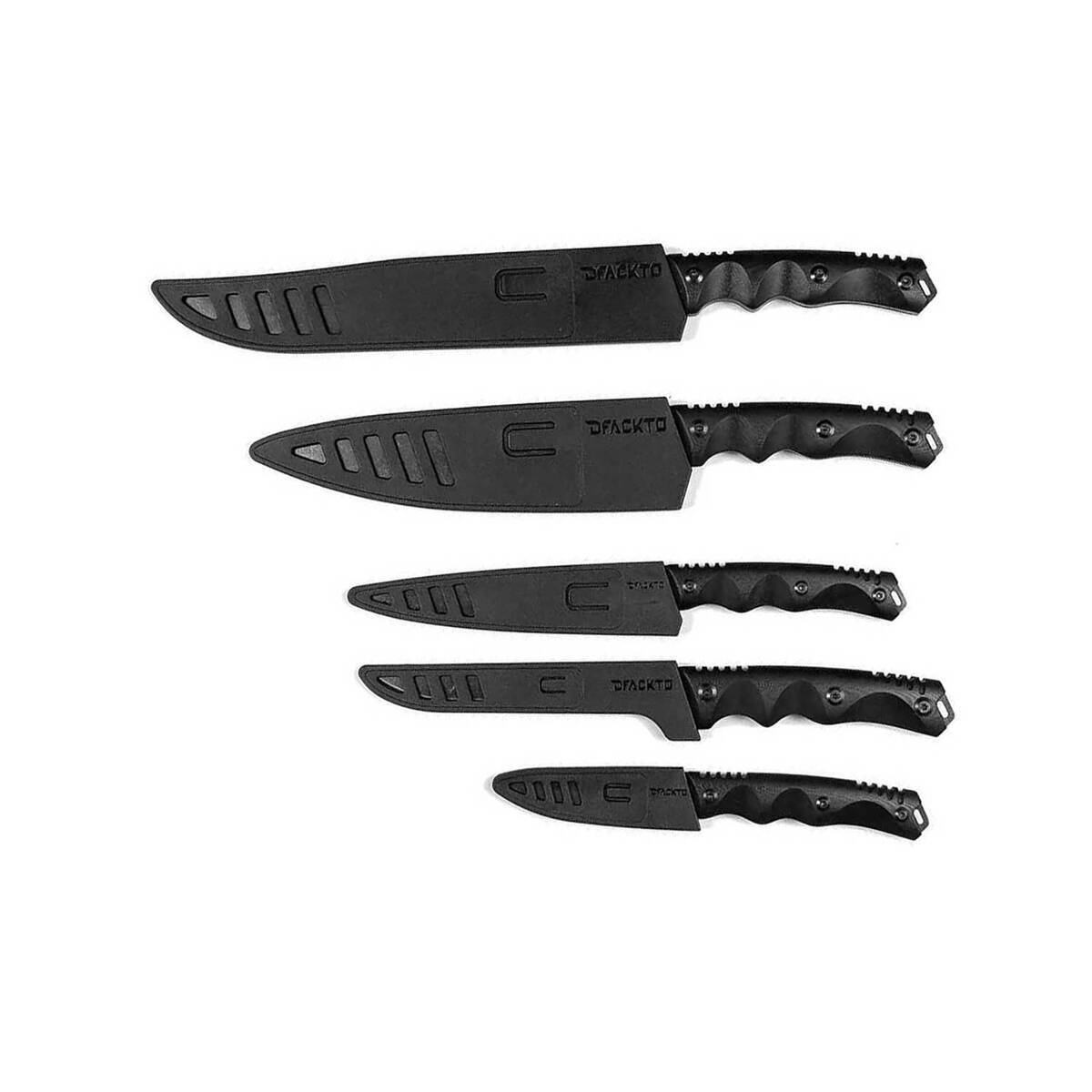 DFACKTO Nomad Knife Set - Black - Black DFACKTO Nomad Knife Set - Black - Black