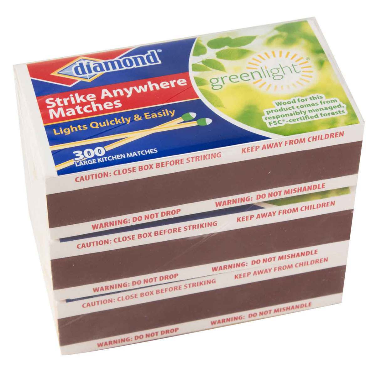 Diamond 3 Pack Strike Anywhere Matches Diamond 3 Pack Strike Anywhere Matches