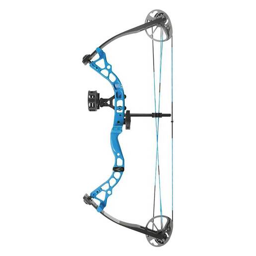 Diamond Archery Atomic 6-29lbs Left Hand Blue Youth Bow – Blue
