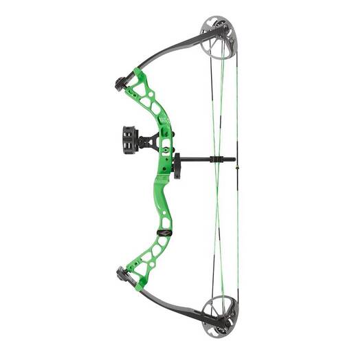Diamond Archery Atomic 6-29lbs Left Hand Green Youth Bow – Green