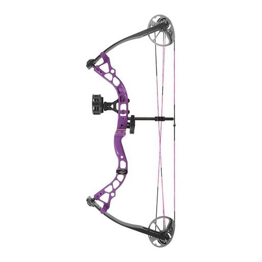 Diamond Archery Atomic 6-29lbs Left Hand Purple Youth Bow – Purple