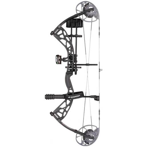 Diamond Archery Edge Max 20-70lbs Left Hand Black Compound Bow – Package – Black