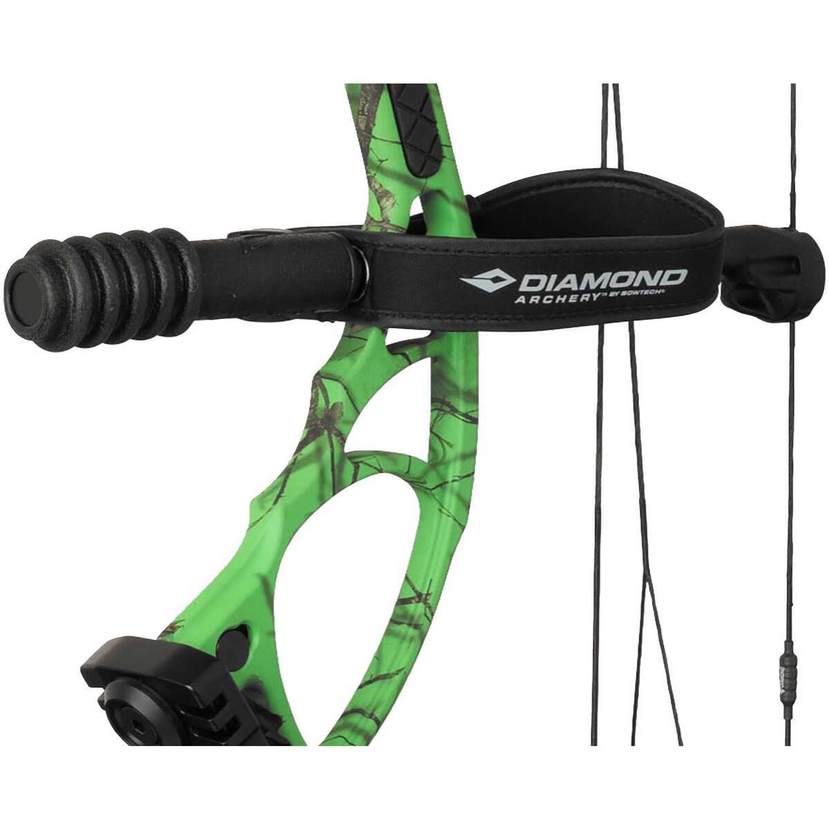 Diamond Archery Edge XT 20-70lbs Left Hand Green Country Roots Compound ...