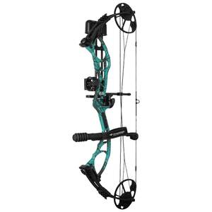Diamond Archery Edge XT 20-70lbs Left Hand Teal Country Roots Compound Bow