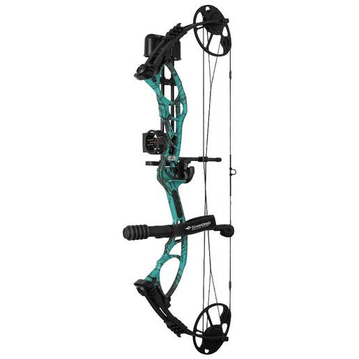 Diamond Archery Edge XT 20-70lbs Left Hand Teal Country Roots Compound Bow – Blue