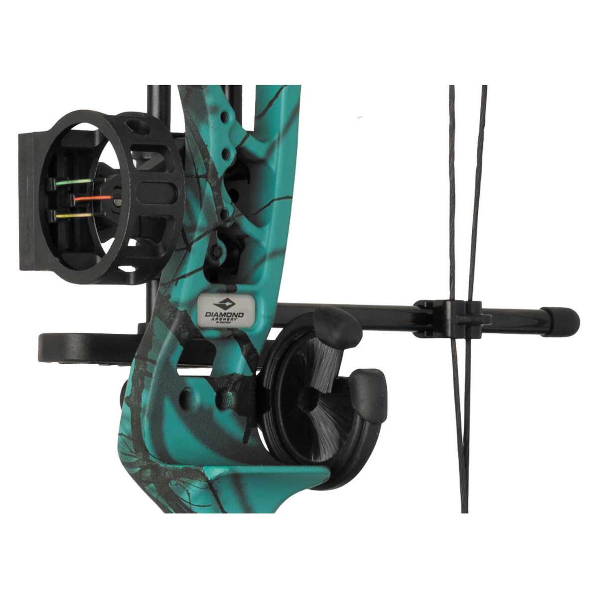 Diamond Archery Edge XT 20-70lbs Left Hand Teal Country Roots Compound ...