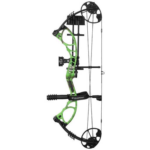 Diamond Archery Edge XT 20-70lbs Right Hand Hot Green Country Roots Compound Bow – Green