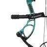 Diamond Archery Edge XT 20-70lbs Right Hand Mossy Oak Teal Country Roots Compound Bow - Blue